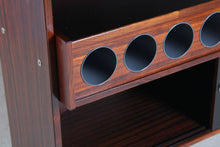 Load image into Gallery viewer, Danish Mid Century rosewood bar by Erik Buch for Dyrlund, circa 1960s.
