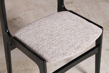 Load image into Gallery viewer, Set of 4 Danish Mid Century dining chairs by Erik Buch, circa 1960s.