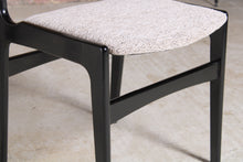 Load image into Gallery viewer, Set of 4 Danish Mid Century dining chairs by Erik Buch, circa 1960s.