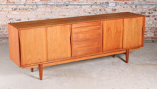 Load image into Gallery viewer, Large Mid Century teak sideboard in the manner of Arne Vodder by Dyrlund, Denmark