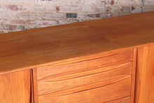 Load image into Gallery viewer, Large Mid Century teak sideboard in the manner of Arne Vodder by Dyrlund, Denmark