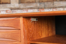 Load image into Gallery viewer, Large Mid Century teak sideboard in the manner of Arne Vodder by Dyrlund, Denmark