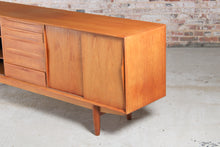 Load image into Gallery viewer, Large Mid Century teak sideboard in the manner of Arne Vodder by Dyrlund, Denmark