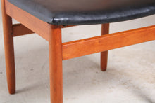 Load image into Gallery viewer, Set of 4 Mid Century teak dining chairs by Younger, England, circa 1960s.