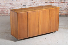 Load image into Gallery viewer, Mid Century Ercol Windsor elm sideboard on casters, c. 1960s