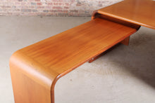 Load image into Gallery viewer, Danish Mid Century executive teak corner desk by Thygesen & Sorensen