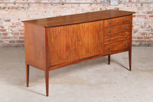 Load image into Gallery viewer, Mid Century Fiddleback Mahogany sideboard by John Herbert for Younger.
