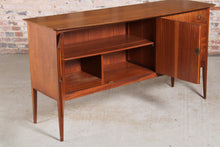 Load image into Gallery viewer, Mid Century Fiddleback Mahogany sideboard by John Herbert for Younger.
