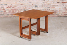 Load image into Gallery viewer, Mid Century McIntosh Triform teak nest of tables, circa 1960s.