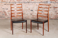Load image into Gallery viewer, Set of 6 rosewood dining chairs by Niels O. Møller for J.L. Møller.