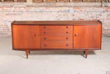 Load image into Gallery viewer, Mid Century solid afromosia sideboard by A. Younger Ltd, England, circa 1960s