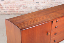 Load image into Gallery viewer, Mid Century solid afromosia sideboard by A. Younger Ltd, England, circa 1960s