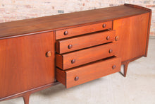 Load image into Gallery viewer, Mid Century solid afromosia sideboard by A. Younger Ltd, England, circa 1960s