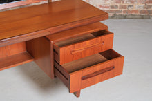Load image into Gallery viewer, Mid Century G-plan Fresco teak dressing table with original stool, circa 1960s.