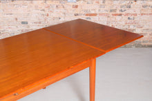 Load image into Gallery viewer, Large Danish Mid Century extending teak dining table by AM Mobler, circa 1960s