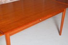 Load image into Gallery viewer, Large Danish Mid Century extending teak dining table by AM Mobler, circa 1960s