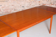 Load image into Gallery viewer, Large Danish Mid Century extending teak dining table by AM Mobler, circa 1960s