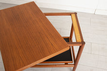 Load image into Gallery viewer, Danish Midcentury Teak Serving Trolley by Grete Jalk for Poul Jeppesen Mobelfabrik c.1960
