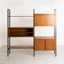 Load image into Gallery viewer, Midcentury Teak Room Divider/Modular Bookcase c.1960