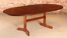 Load image into Gallery viewer, Mid Century G-plan Fresco extending teak and afromosia dining table, circa 1970s
