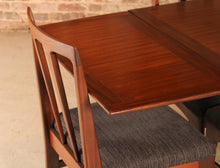 Load image into Gallery viewer, Mid Century solid afromosia and mahogany dining set by Younger, circa 1960s
