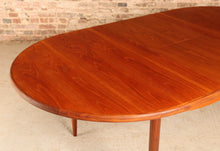 Load image into Gallery viewer, A mid century G Plan Fresco extending oval teak dining table, circa 1960s

