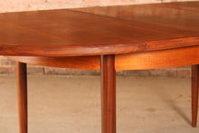 Load image into Gallery viewer, A mid century G Plan Fresco extending oval teak dining table, circa 1960s
