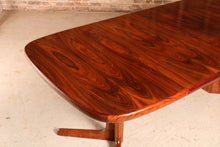 Load image into Gallery viewer, Danish Mid Century extending rosewood dining table by Skovby, circa 1970s
