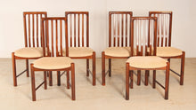Load image into Gallery viewer, Set of 6 Danish Mid Century rosewood dining chairs by Boltinge, circa 1970s
