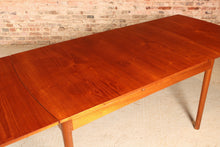 Load image into Gallery viewer, Mid Century extending teak dining table by Beithcraft, Scotland, circa 1960s

