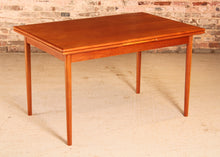 Load image into Gallery viewer, Danish Mid Century extending teak dining table, circa 1970s
