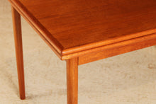 Load image into Gallery viewer, Danish Mid Century extending teak dining table, circa 1970s

