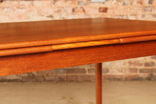 Load image into Gallery viewer, Danish Mid Century extending teak dining table, circa 1970s
