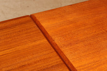 Load image into Gallery viewer, Danish Mid Century extending teak dining table, circa 1970s
