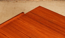 Load image into Gallery viewer, Mid Century drop leaf teak trolley, circa 1960s.
