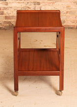 Load image into Gallery viewer, Mid Century drop leaf teak trolley, circa 1960s.

