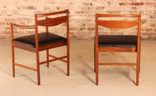 Load image into Gallery viewer, Set of 6 Mid Century teak dining chairs by McIntosh, circa 1960s
