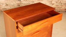Load image into Gallery viewer, Mid Century teak chest of 4 drawers on casters by Austinsuite, circa 1960s
