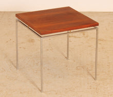 Load image into Gallery viewer, Danish Mid Century minimalist rosewood side table / coffee table by Knud Joos-Jensen for Jason Mobler, circa 1960s

