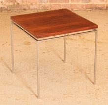 Load image into Gallery viewer, Danish Mid Century minimalist rosewood side table / coffee table by Knud Joos-Jensen for Jason Mobler, circa 1960s
