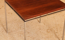 Load image into Gallery viewer, Danish Mid Century minimalist rosewood side table / coffee table by Knud Joos-Jensen for Jason Mobler, circa 1960s
