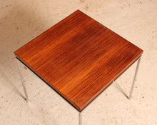 Load image into Gallery viewer, Danish Mid Century minimalist rosewood side table / coffee table by Knud Joos-Jensen for Jason Mobler, circa 1960s

