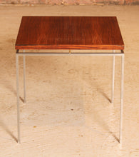 Load image into Gallery viewer, Danish Mid Century minimalist rosewood side table / coffee table by Knud Joos-Jensen for Jason Mobler, circa 1960s
