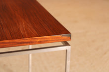 Load image into Gallery viewer, Danish Mid Century minimalist rosewood side table / coffee table by Knud Joos-Jensen for Jason Mobler, circa 1960s
