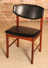 Load image into Gallery viewer, Set of 6 Danish Mid Century rosewood dining chairs, circa 1960s

