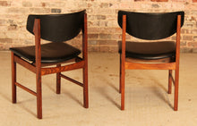 Load image into Gallery viewer, Set of 6 Danish Mid Century rosewood dining chairs, circa 1960s
