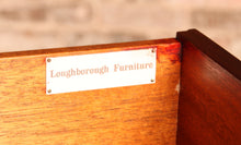Load image into Gallery viewer, Mid Century mahogany chest of drawers with brass handles by Loughborough Furniture for Heal's, circa 1960s
