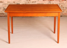 Load image into Gallery viewer, Danish Mid Century extending teak dining table, circa 1970s
