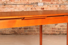 Load image into Gallery viewer, Danish Mid Century extending teak dining table, circa 1970s
