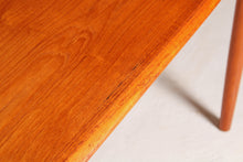 Load image into Gallery viewer, Danish Mid Century extending teak dining table, circa 1970s
